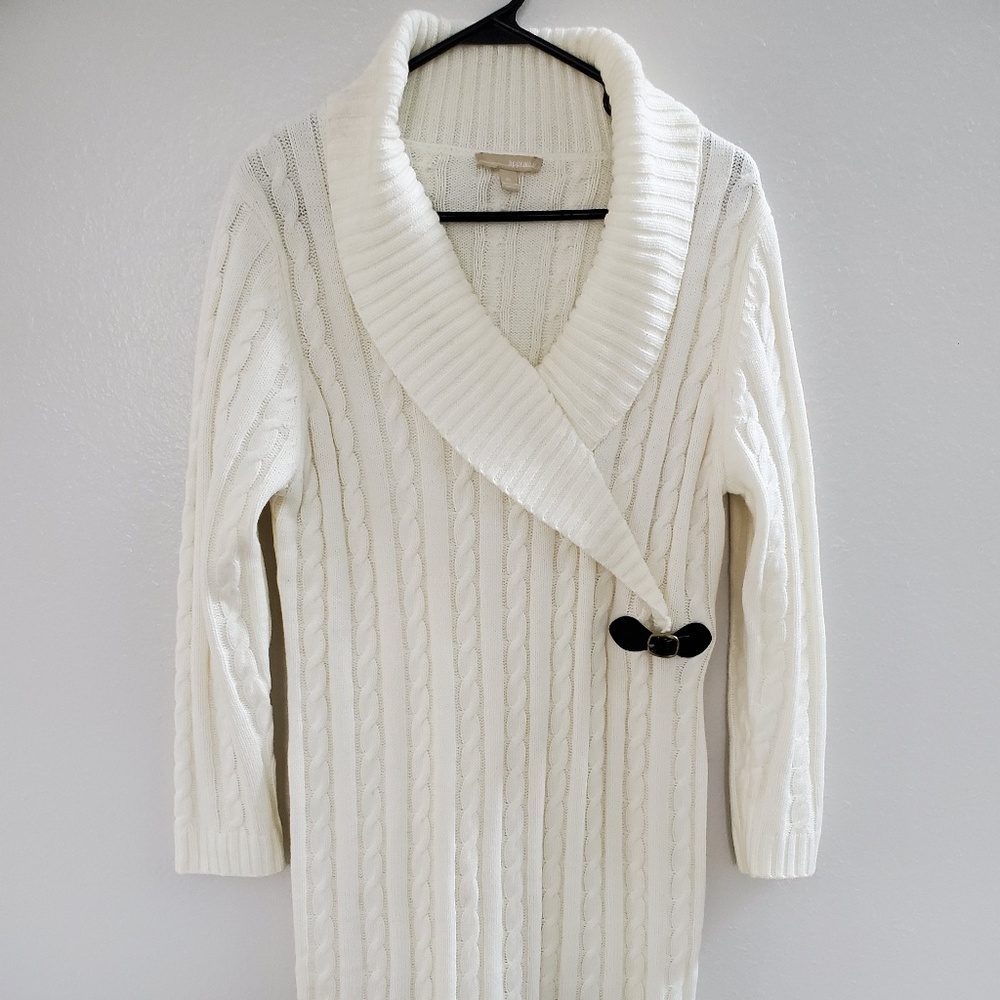 Appraisal Shawl Collar Sweater Dress XL